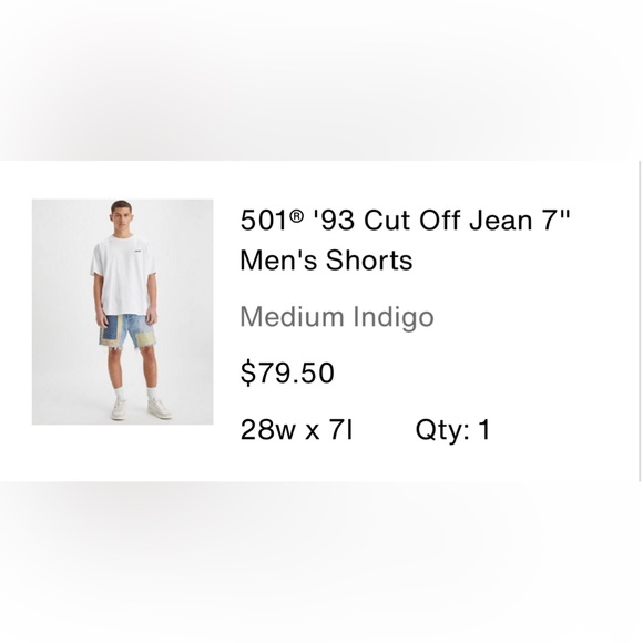 Levi’s Patched 501 Shorts - Picture 4 of 5